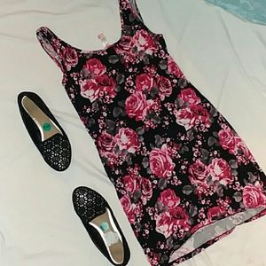 Women's floral party dress